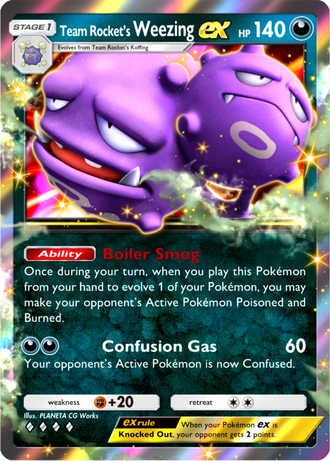 043 Team Rocket's Weezing ex – Team Rocket's Ambition