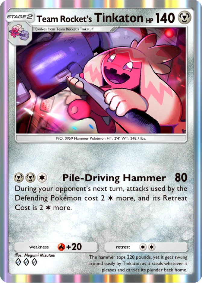 050 Team Rocket's Tinkaton – Team Rocket's Ambition