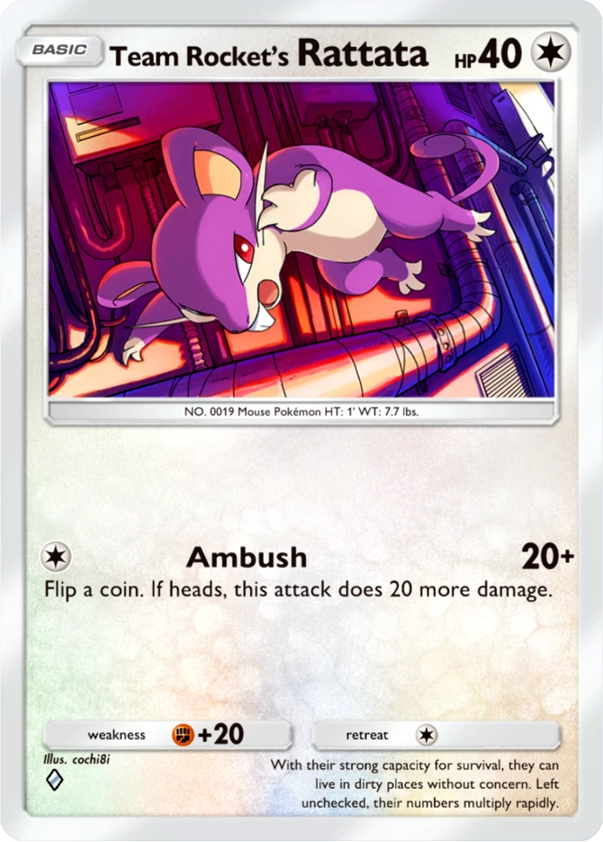 058 Team Rocket's Rattata – Team Rocket's Ambition