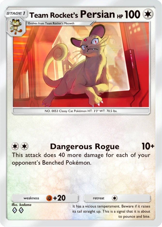 061 Team Rocket's Persian – Team Rocket's Ambition