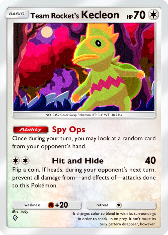 062 Team Rocket's Kecleon – Team Rocket's Ambition