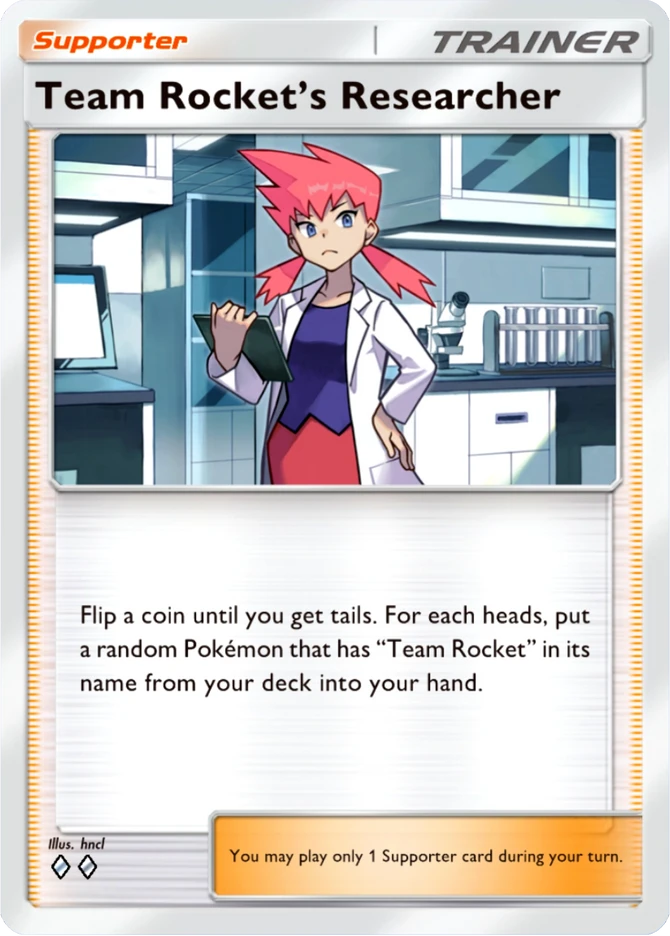 069 Team Rocket's Researcher – Team Rocket's Ambition