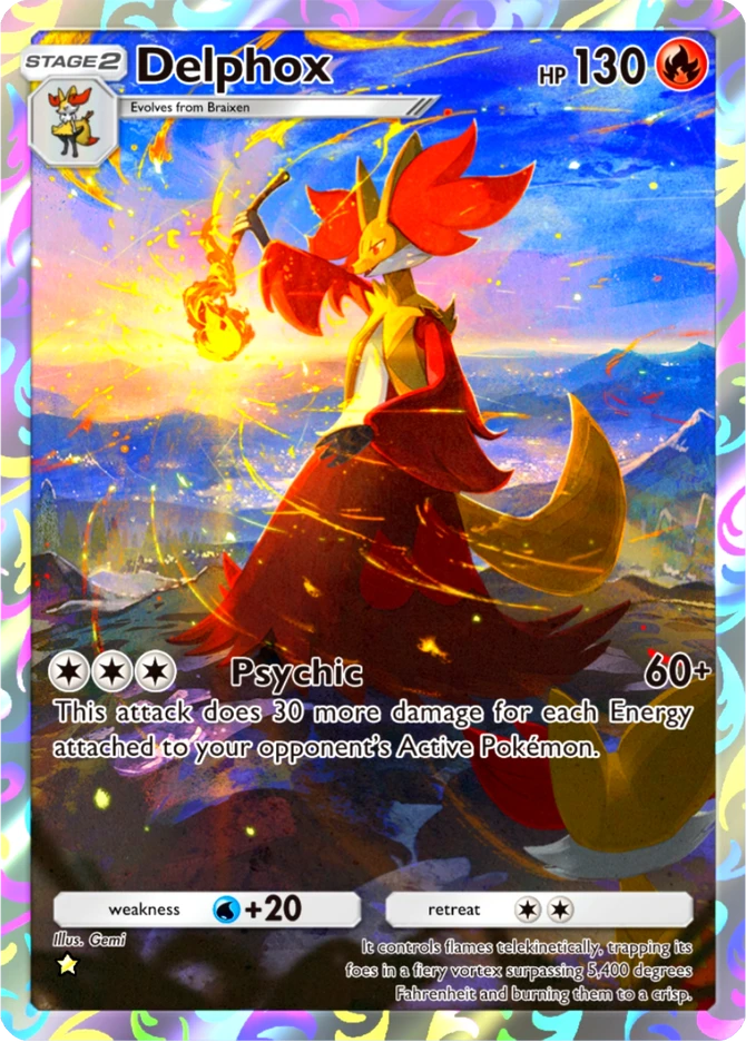 073 Delphox – Team Rocket's Ambition