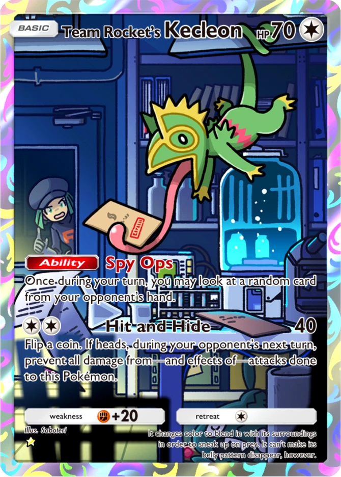 076 Team Rocket's Kecleon – Team Rocket's Ambition