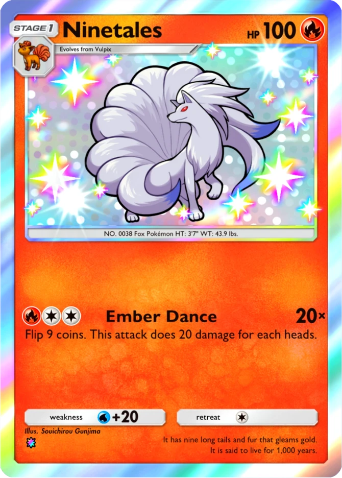 096 Ninetales – Team Rocket's Ambition