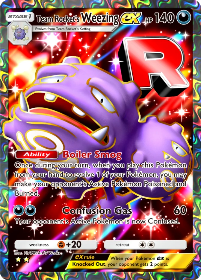 083 Team Rocket's Weezing ex – Team Rocket's Ambition