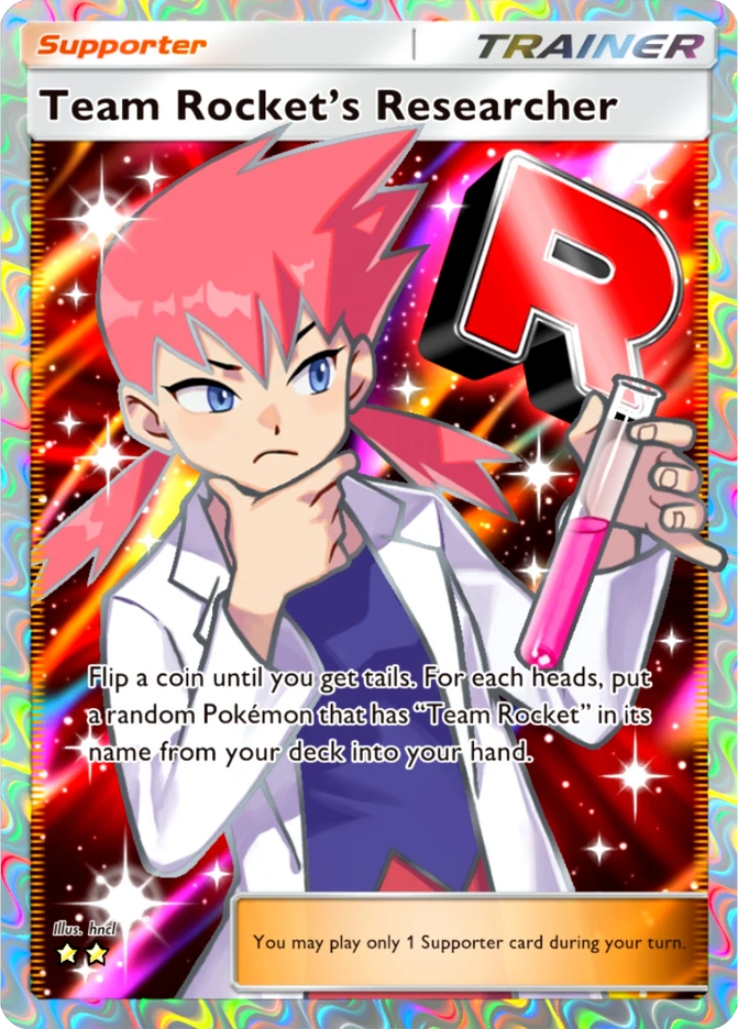085 Team Rocket's Researcher – Team Rocket's Ambition