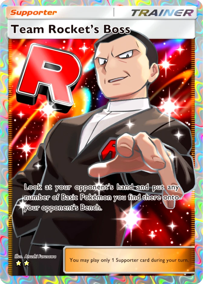 087 Team Rocket's Boss – Team Rocket's Ambition