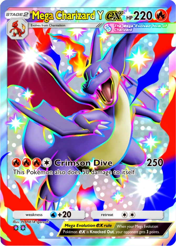 105 Mega Charizard Y ex – Team Rocket's Ambition