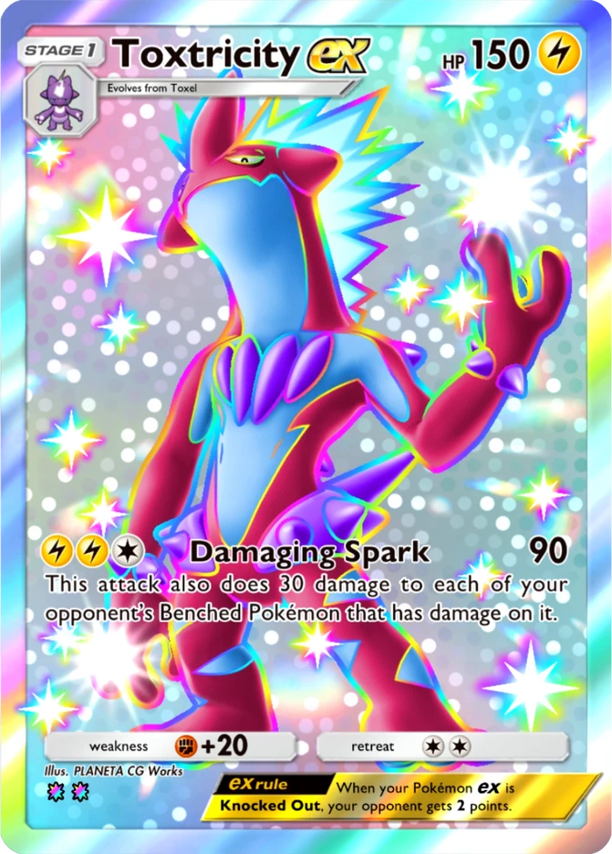 106 Toxtricity ex – Team Rocket's Ambition