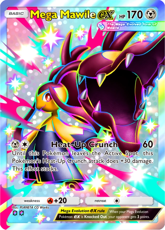 108 Mega Mawile ex – Team Rocket's Ambition