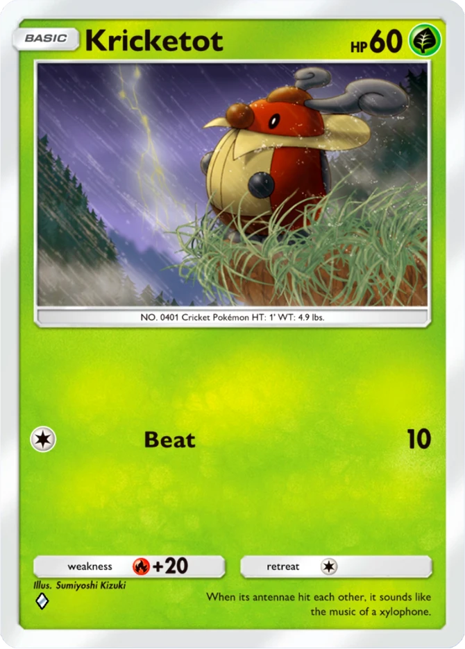 008 Kricketot – Ruler of the Skies