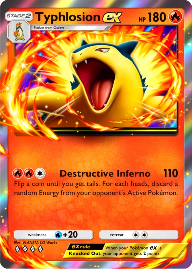 026 Typhlosion ex – Ruler of the Skies