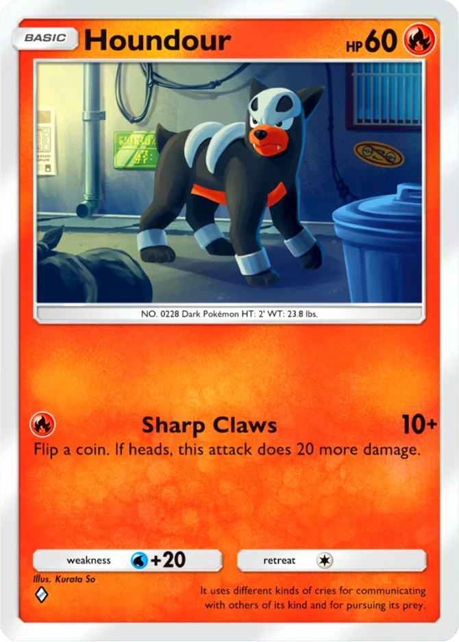 027 Houndour – Ruler of the Skies
