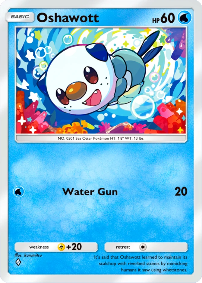 042 Oshawott – Ruler of the Skies