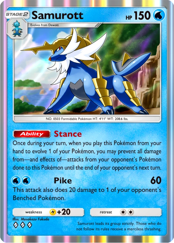 044 Samurott – Ruler of the Skies
