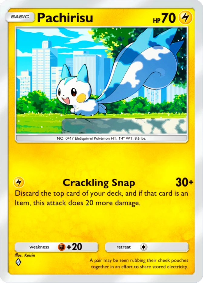 054 Pachirisu – Ruler of the Skies