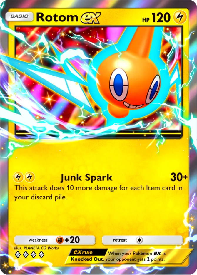 055 Rotom ex – Ruler of the Skies