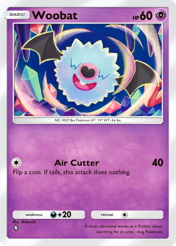 075 Woobat – Ruler of the Skies
