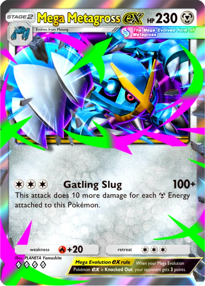 109 Mega Metagross ex – Ruler of the Skies