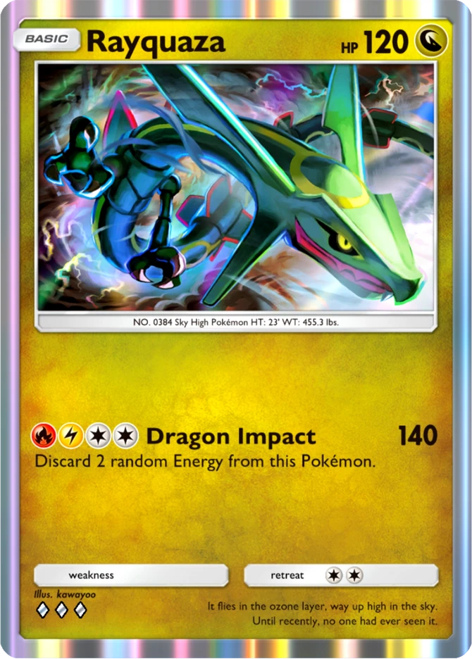 119 Rayquaza – Ruler of the Skies
