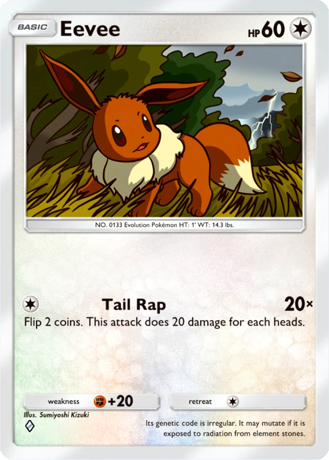 131 Eevee – Ruler of the Skies