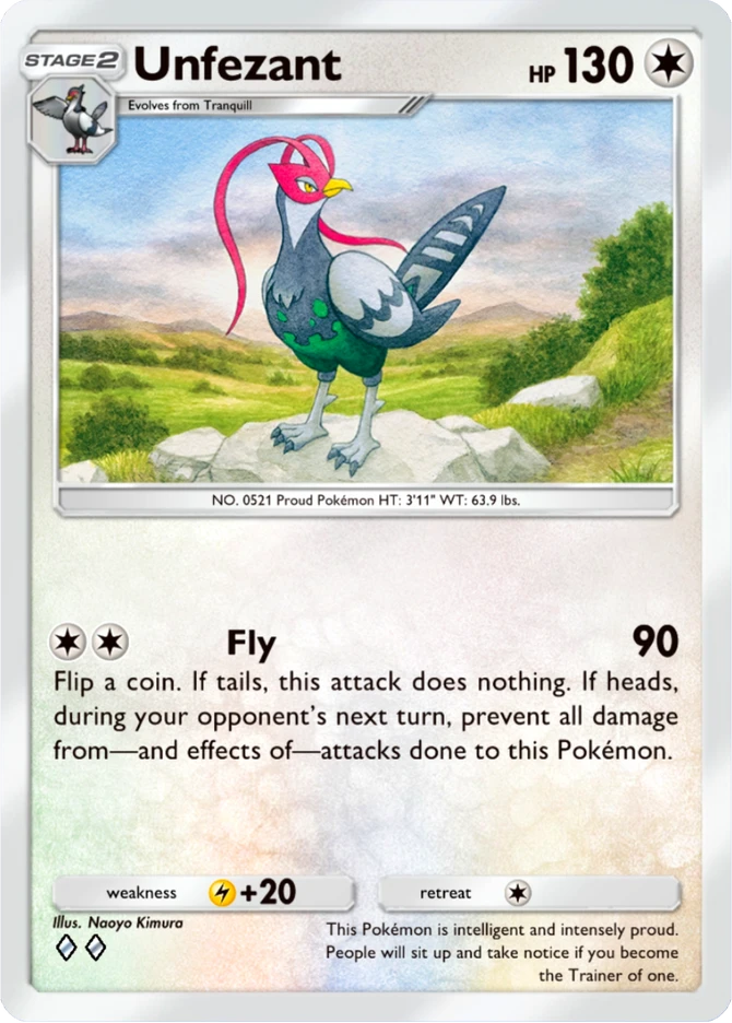 139 Unfezant – Ruler of the Skies