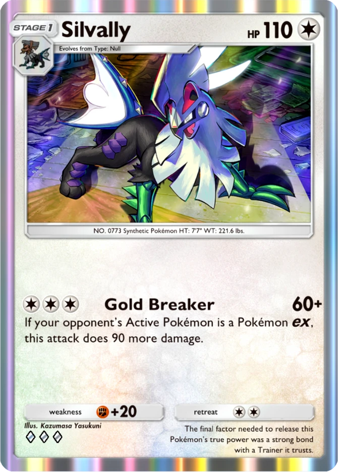 144 Silvally – Ruler of the Skies