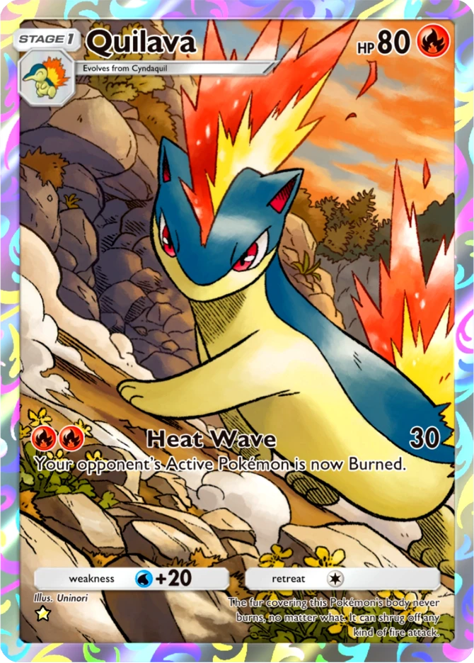 161 Quilava – Ruler of the Skies