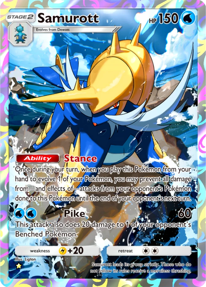 163 Samurott – Ruler of the Skies
