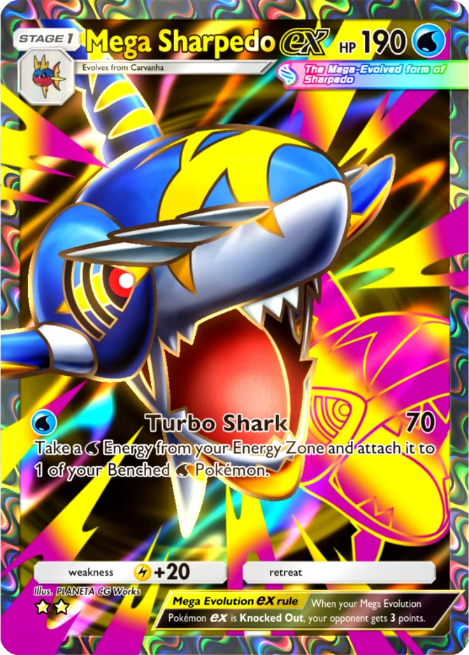 182 Mega Sharpedo ex – Ruler of the Skies