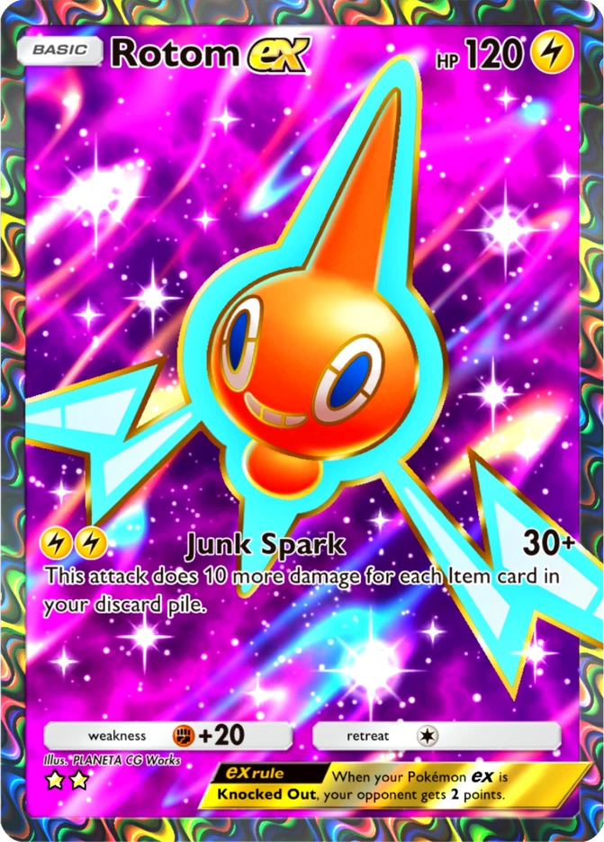 184 Rotom ex – Ruler of the Skies