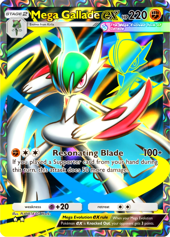 185 Mega Gallade ex – Ruler of the Skies