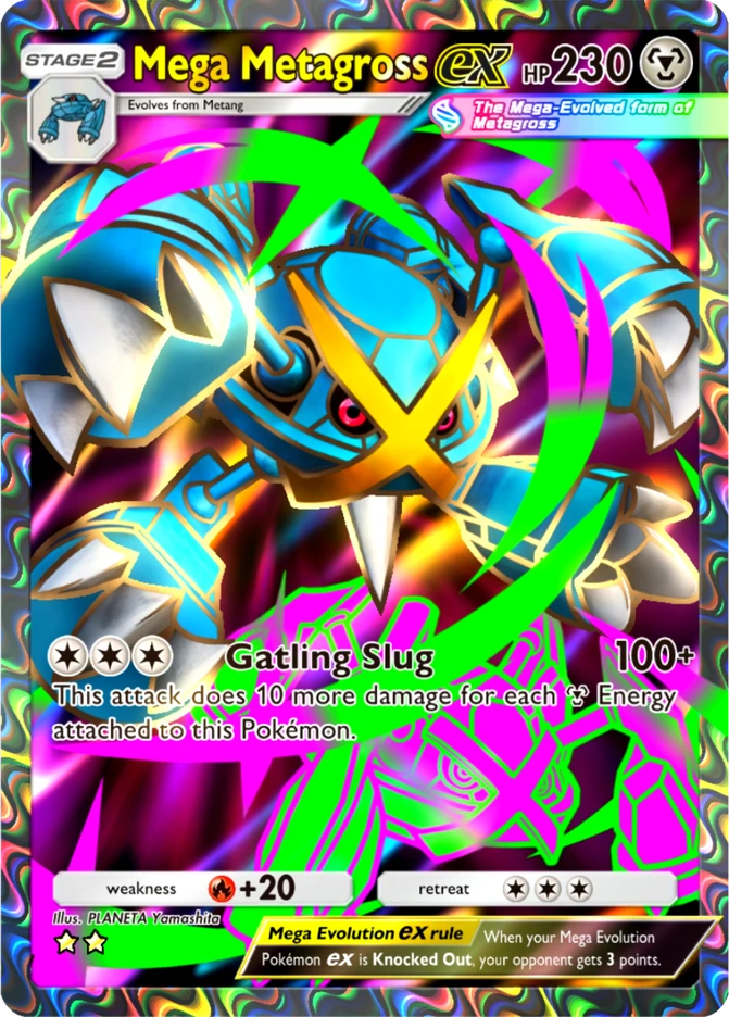 187 Mega Metagross ex – Ruler of the Skies