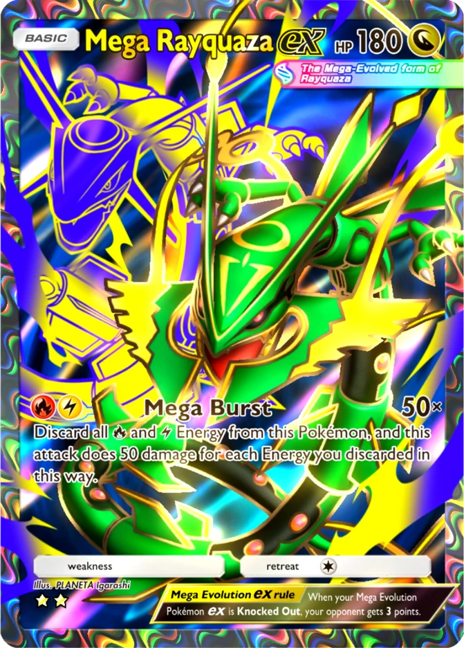 188 Mega Rayquaza ex – Ruler of the Skies