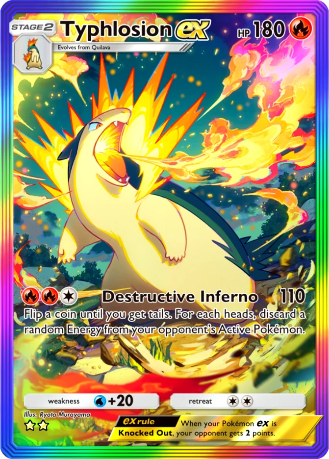 195 Typhlosion ex – Ruler of the Skies