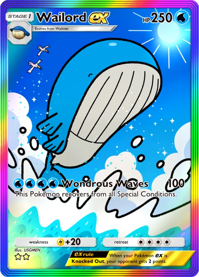 197 Wailord ex – Ruler of the Skies