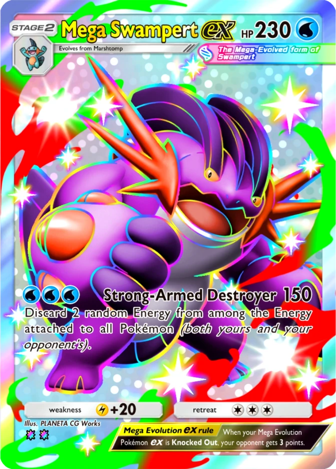 226 Mega Swampert ex – Ruler of the Skies
