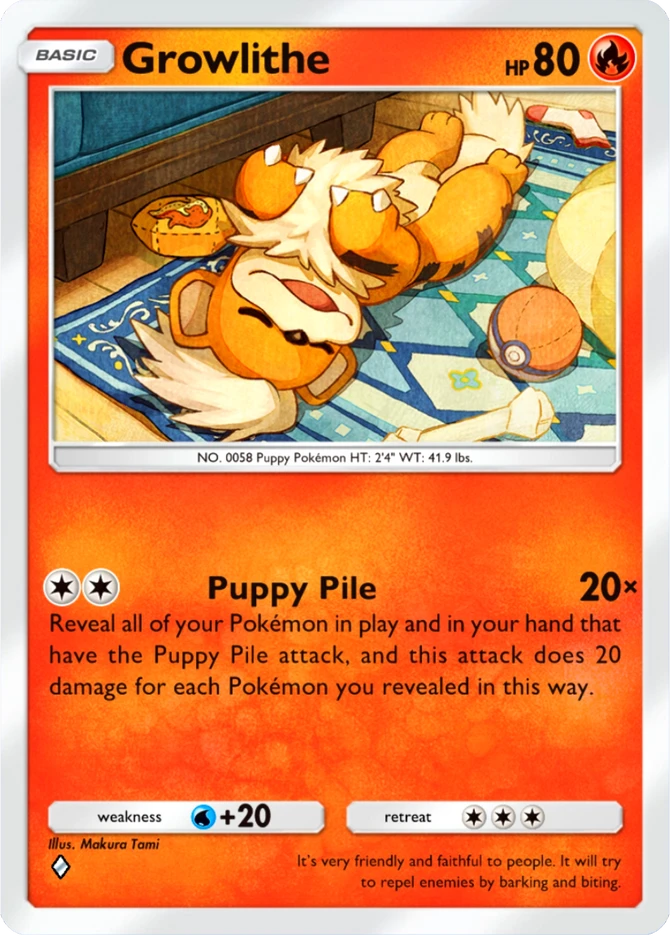 010 Growlithe – Everyday Wonders