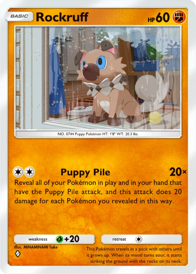038 Rockruff – Everyday Wonders