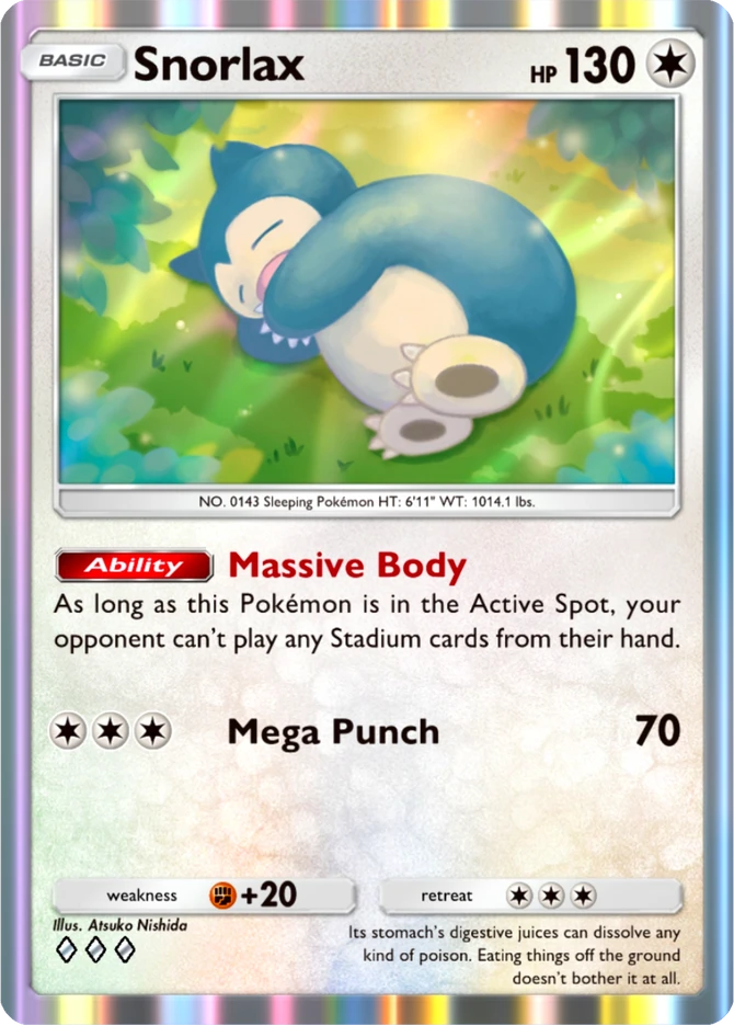 055 Snorlax – Everyday Wonders