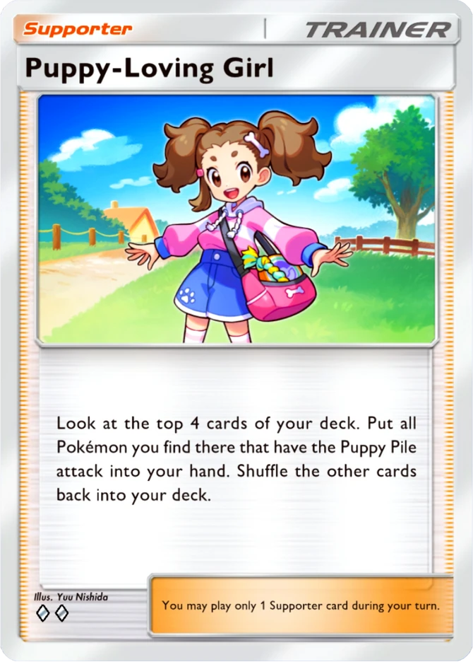 067 Puppy-Loving Girl – Everyday Wonders