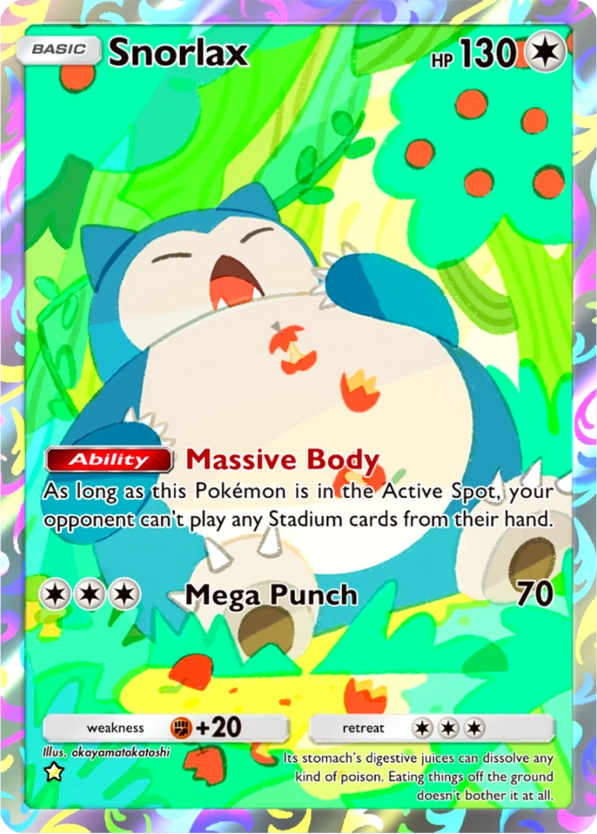 076 Snorlax – Everyday Wonders