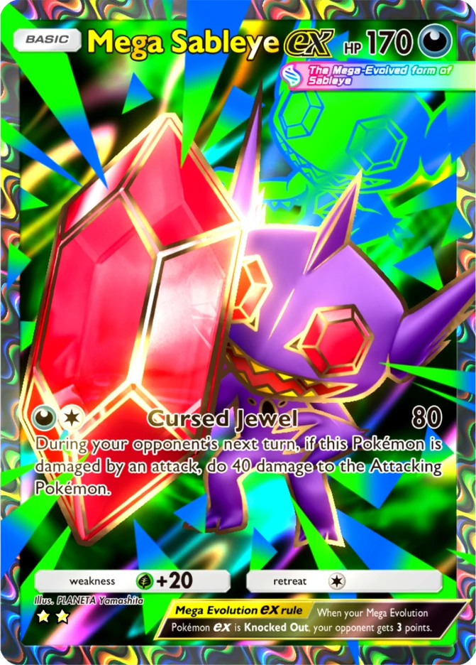 081 Mega Sableye ex – Everyday Wonders