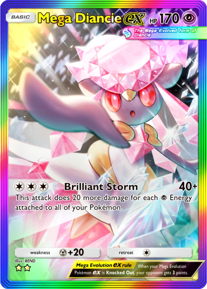 087 Mega Diancie ex – Everyday Wonders