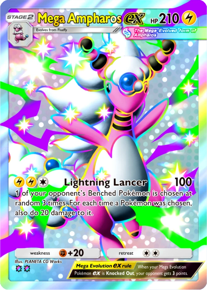 103 Mega Ampharos ex – Everyday Wonders