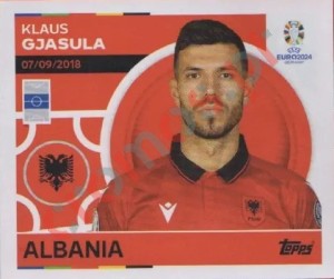 ALB11 Klaus Gjasula – UEFA Euro 2024 Topps