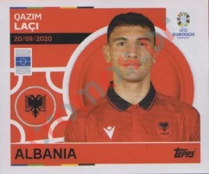 ALB12 Qazim Laçi – UEFA Euro 2024 Topps