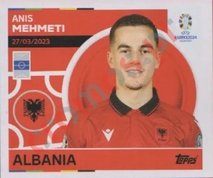 ALB14 Anis Mehmeti – UEFA Euro 2024 Topps