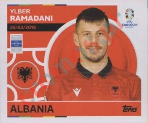 ALB15 Ylber Ramadani – UEFA Euro 2024 Topps